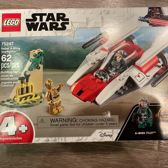 New sealed retired lego 75247 Star Wars Rebel A Wing Starfighter C-3PO and Pilot - Picture 2 of 6